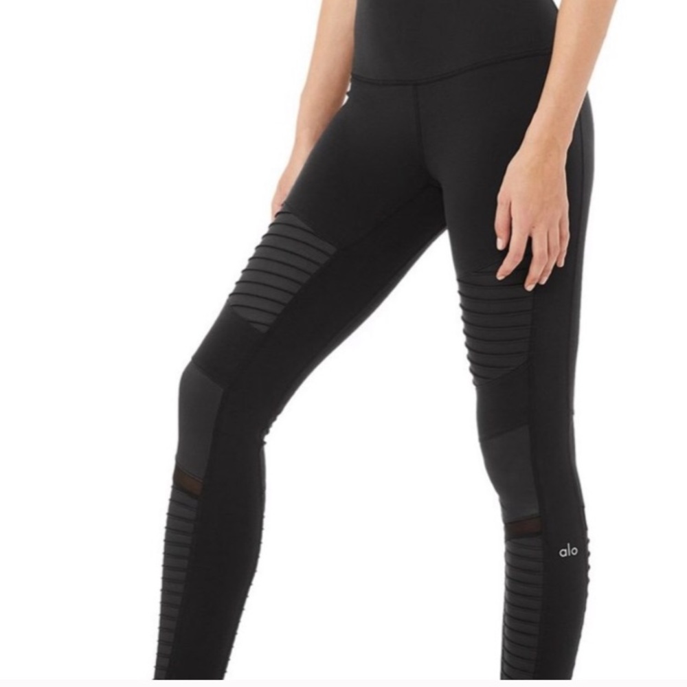 ALO Moto yoga pants.